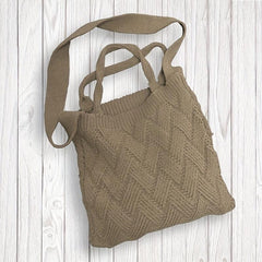 Crochet Tote Bag Knit Hobo Bag Handbag Large Capacity Travel Shoulder Bag