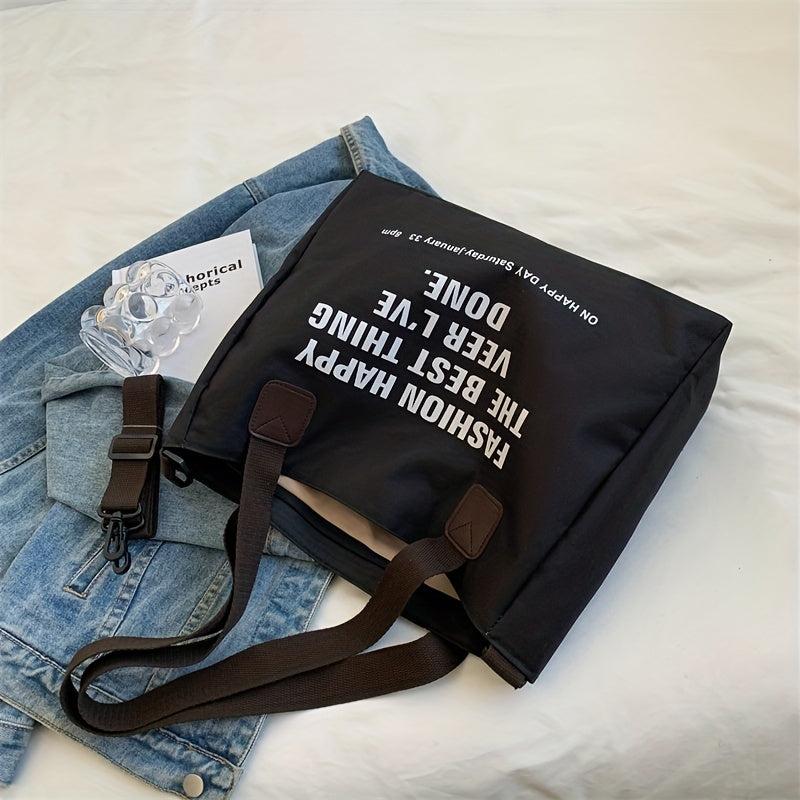 Large Capacity Letter Tote Bag