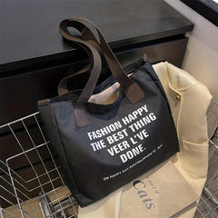 Large Capacity Letter Tote Bag