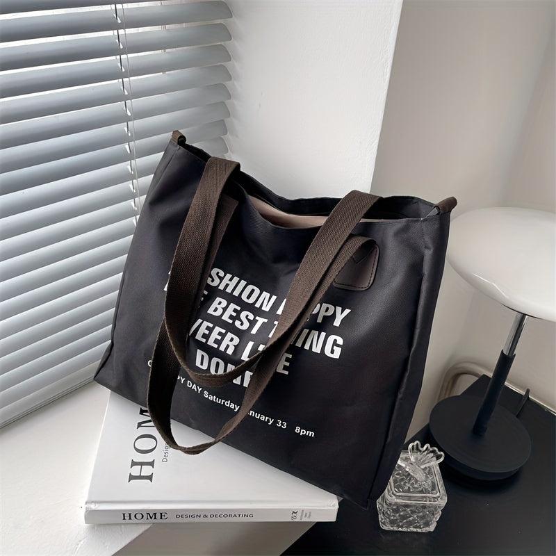 Large Capacity Letter Tote Bag