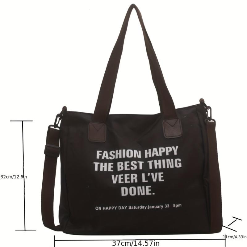 Large Capacity Letter Tote Bag