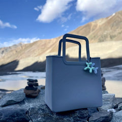 Large Capacity Silicone Beach Bag Tote for Travel Outdoor Handbag Fishing Hiking
