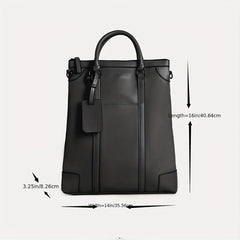 Men's PU Leather Business Briefcase Shoulder Bag