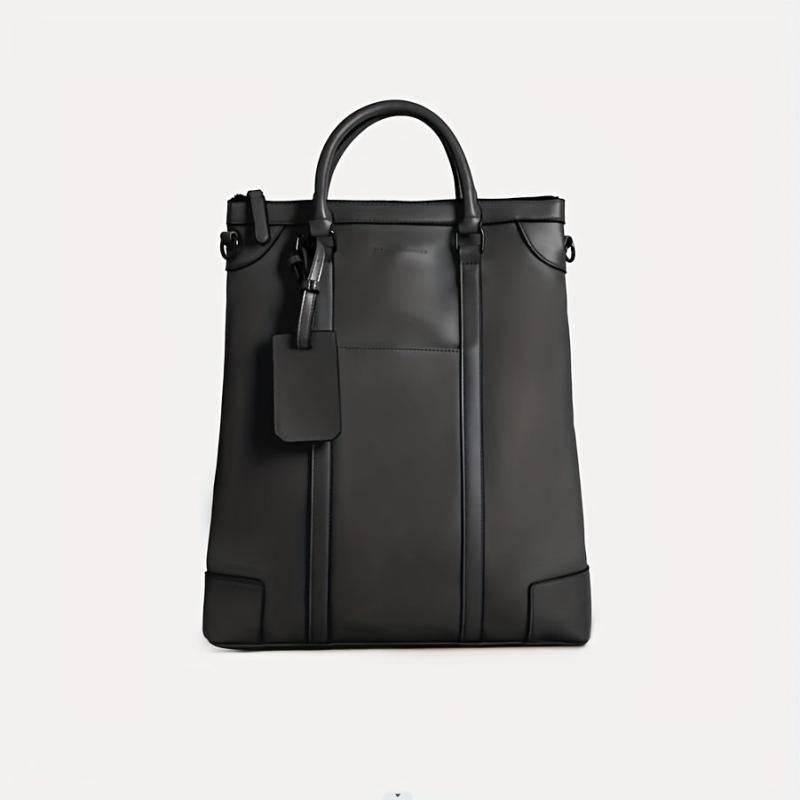 Men's PU Leather Business Briefcase Shoulder Bag