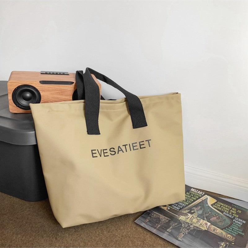 Men's Large Capacity Tote Bag Gym Swimming Shopping Dry Wet Handbag
