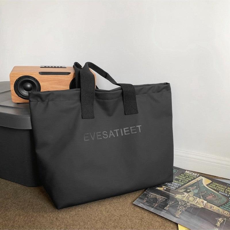 Men's Large Capacity Tote Bag Gym Swimming Shopping Dry Wet Handbag