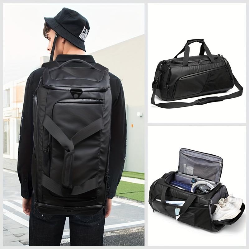 Sports Fitness Training Travel Bag With Shoes Pouch Large Capacity Handbag