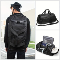 Sports Fitness Training Travel Bag With Shoes Pouch Large Capacity Handbag