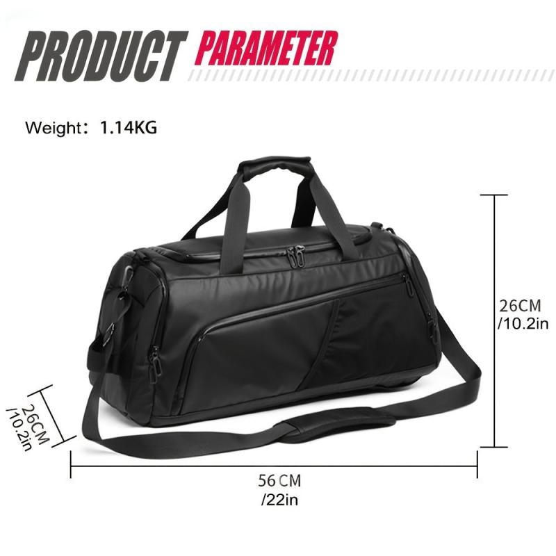 Sports Fitness Training Travel Bag With Shoes Pouch Large Capacity Handbag
