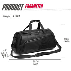 Sports Fitness Training Travel Bag With Shoes Pouch Large Capacity Handbag