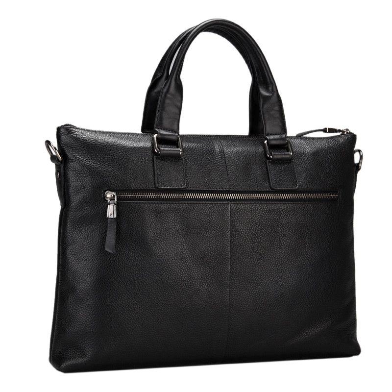 Leather Business Briefcase Handbag For Men Travel Work Computer Bag