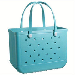 Beach Men's Bag Portable Satchel For Outdoor Travel Durable Rubber Handbag