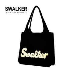 Casual Puzzle Tote Bag Towel Embroidery Handbag for Travel Gym Work Shopping