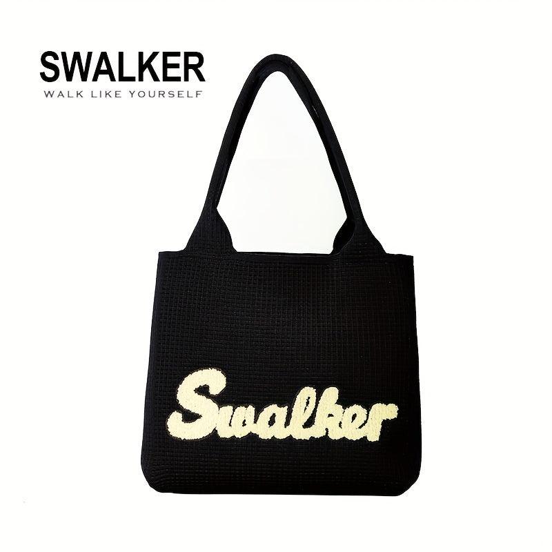Casual Puzzle Tote Bag Towel Embroidery Handbag for Travel Gym Work Shopping