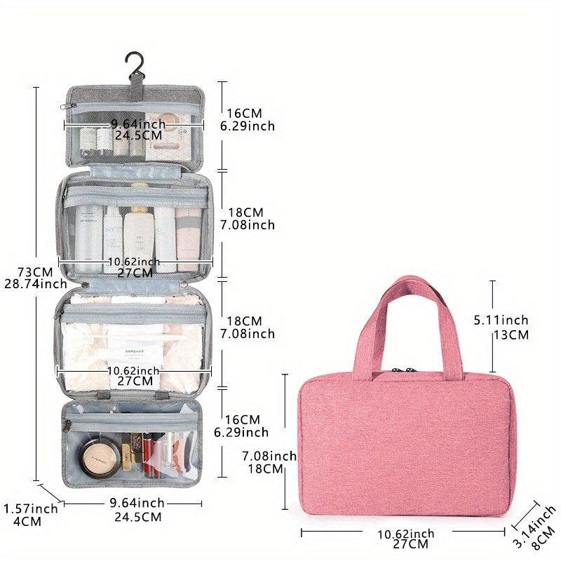 Waterproof Folding Toiletry Bag Wet Dry Separation Travel Storage Bag