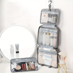 Waterproof Folding Toiletry Bag Wet Dry Separation Travel Storage Bag