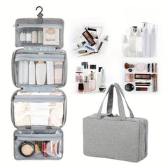 Waterproof Folding Toiletry Bag Wet Dry Separation Travel Storage Bag