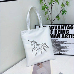 Cartoon Animal Tote Bag Casual Shoulder Handbag