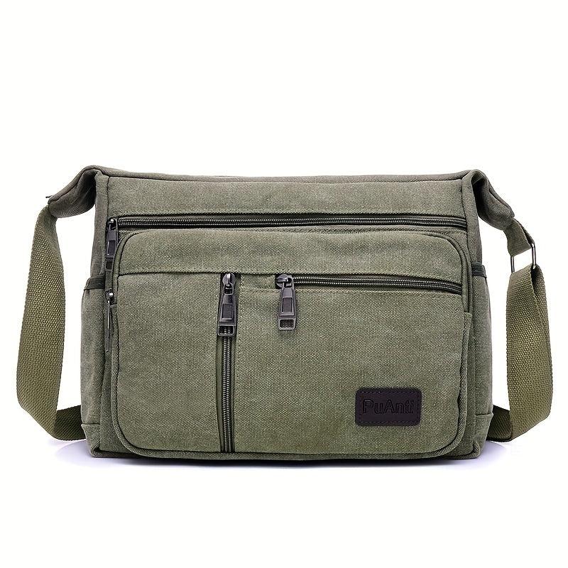 Men's Canvas Shoulder Bag Large Volume Portable Tool Kit