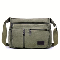 Men's Canvas Shoulder Bag Large Volume Portable Tool Kit