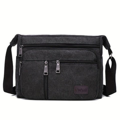 Men's Canvas Shoulder Bag Large Volume Portable Tool Kit