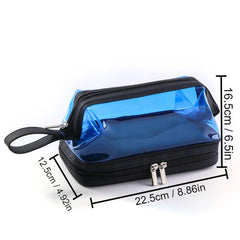 Travel Colorful Transparent Toiletry Bag Waterproof Cosmetics Bag