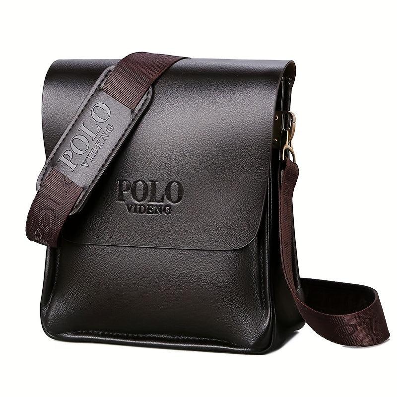 PU Business Shoulder Bag Men's Crossbody Bag