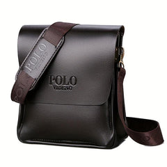 PU Business Shoulder Bag Men's Crossbody Bag