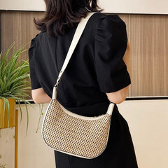 Woven Crossbody Bag Boho Style Beach Purse