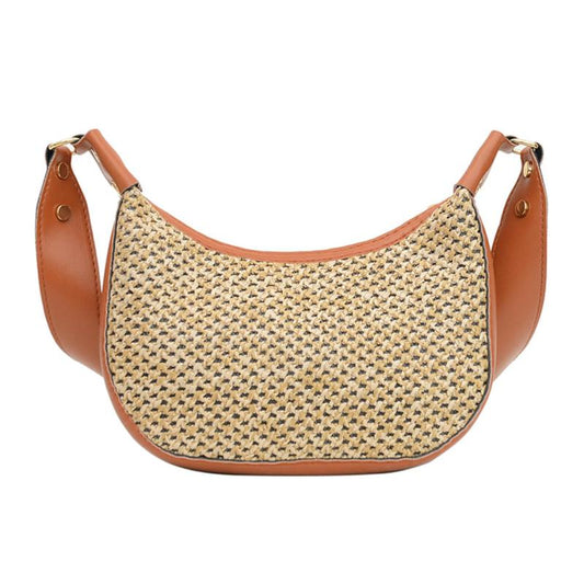 Woven Crossbody Bag Boho Style Beach Purse