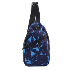 Lightweight Geo Print Chest Bag for Couples