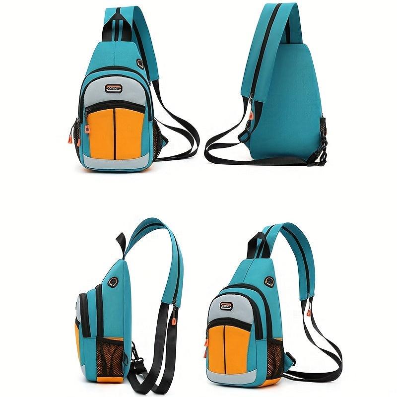 Waterproof Sling Bag Large Capacity Multifunctional Crossbody Chest Bag