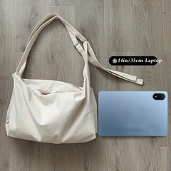 Large Capacity Canvas Tote Travel Yoga Bag