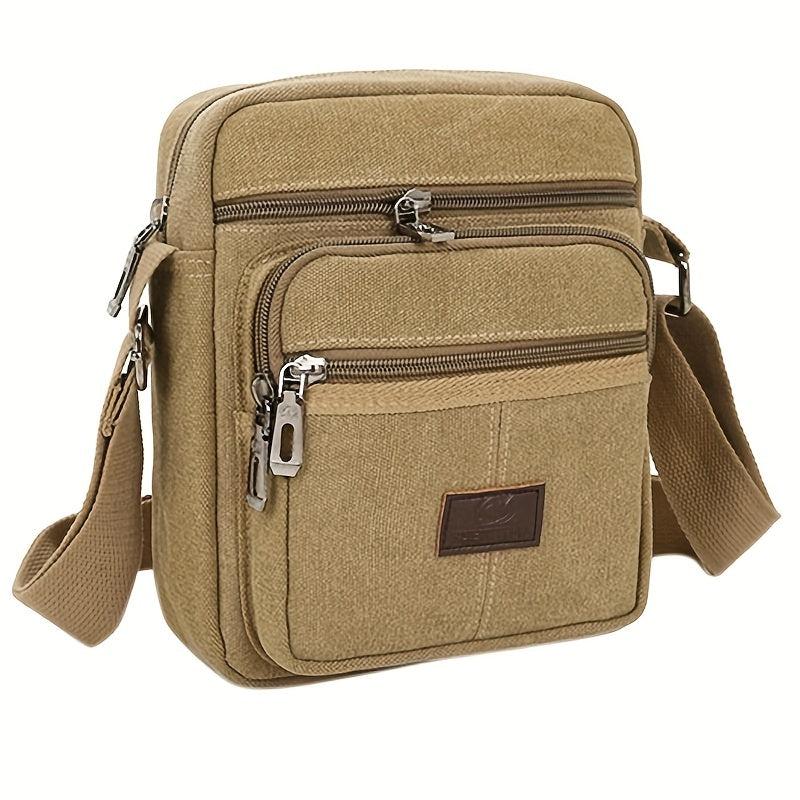 Men's Nylon Crossbody Bag Shoulder Bag for Outdoor Travel Work
