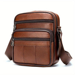 Leather Crossbody Chest Bag Multifunctional Sling Bag