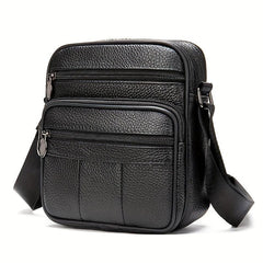 Leather Crossbody Chest Bag Multifunctional Sling Bag