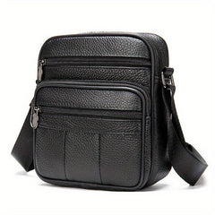 Leather Crossbody Chest Bag Multifunctional Sling Bag