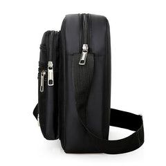 Men's Casual Nylon Messenger Bag Large Capacity Waterproof Bag