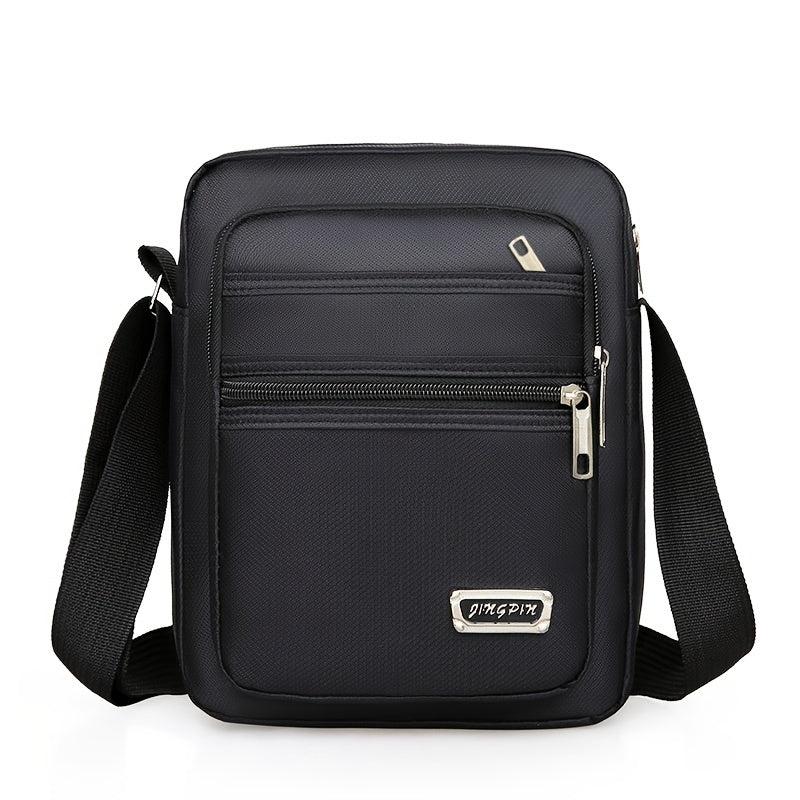 Men's Casual Nylon Messenger Bag Large Capacity Waterproof Bag