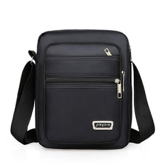 Men's Casual Nylon Messenger Bag Large Capacity Waterproof Bag