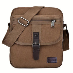 Men's Canvas Crossbody Messenger Bag Thickened Material Large Capacity
