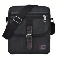Men's Canvas Crossbody Messenger Bag Thickened Material Large Capacity