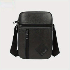 PU Leather Business Men's Shoulder Messenger Bag