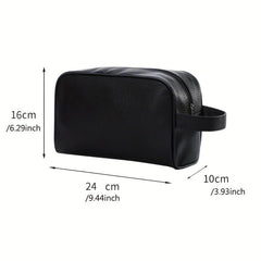 Portable PU Leather Toiletry Bag Large Capacity