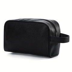 Portable PU Leather Toiletry Bag Large Capacity