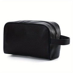 Portable PU Leather Toiletry Bag Large Capacity