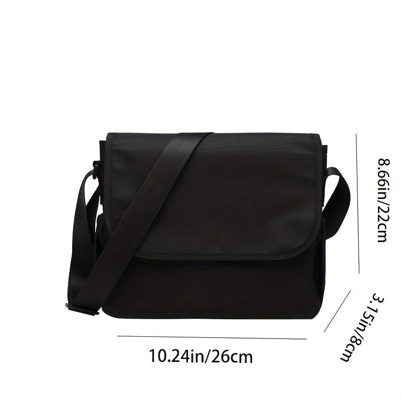 Men's Canvas Crossbody Bag Outdoor Messenger Bag