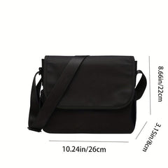 Men's Canvas Crossbody Bag Outdoor Messenger Bag