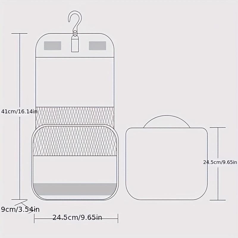 Portable Toiletry Bag Travel Storage Large Capacity Cosmetic Bag