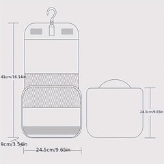 Portable Toiletry Bag Travel Storage Large Capacity Cosmetic Bag